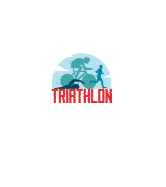 Triatlon Sport model gri pe tricou