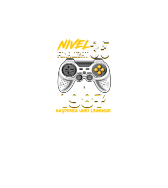 Nivel 35 finalizat. 1987 nașterea unei legende model negru pe tricou