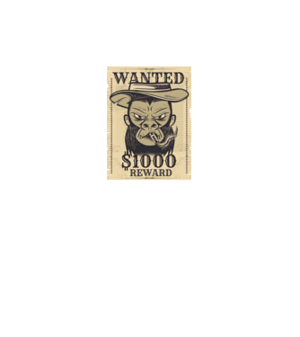 Maimuță cowboy model negru pe tricou