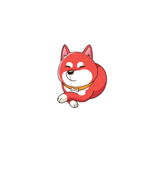 Pawfection Shiba Perfect model albastru deschis pe tricou