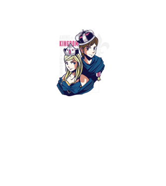 Anime este Regatul meu model verde neon pe tricou