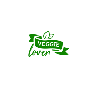 Veggie lover Iubitor de legume model alb pe tricou