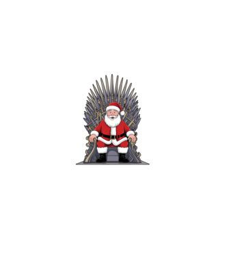 Christmas is Coming Negru model negru pe tricou