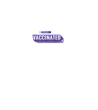 Vaccinat model negru pe tricou