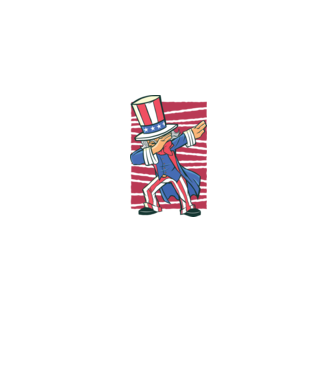 Uncle Sam DAB model gri pe tricou