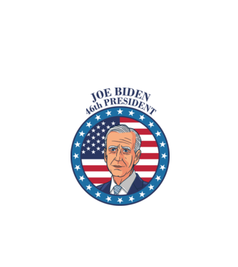 Joe Biden cel de-al 46-lea președinte al SUA model alb pe tricou