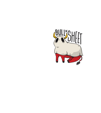 Bull sheet model galben neon pe tricou