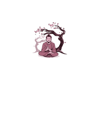Buddha Meditație model alb pe tricou