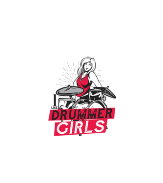 Îmi plac fetele bateriste model gri pe tricou