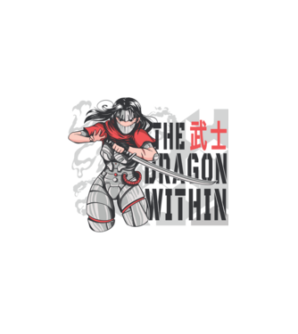 Cyborg Ninja fată Anime model alb pe tricou