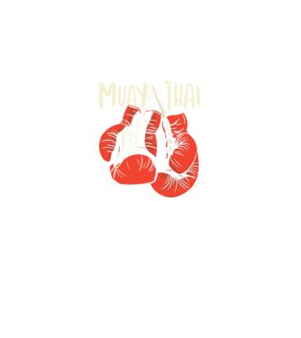 Muay Thai model negru pe tricou