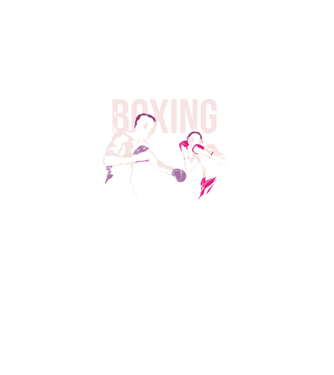 Boxing model negru pe tricou