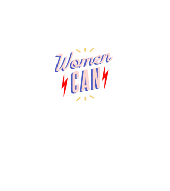 Women Can de Ziua Femeii model negru pe tricou