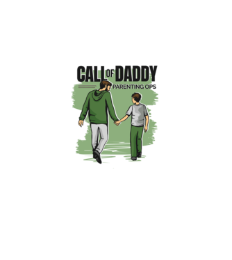 Call of Daddy - Pentru tata model nisipiu pe tricou