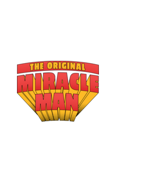 The Original Miracle Man model negru pe tricou
