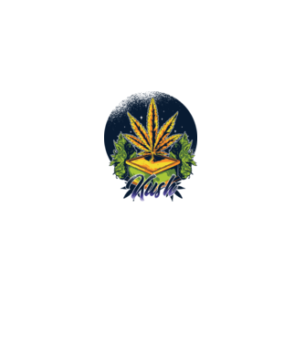 Marijuana Kush model verde pe tricou