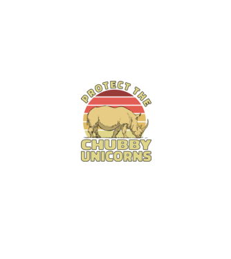 Protejați Unicornii - Rinocerii plinuți model negru pe tricou