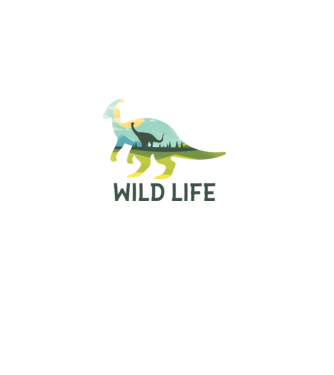 Dinosaur model negru pe tricou