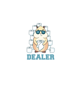 Dealer model negru pe tricou