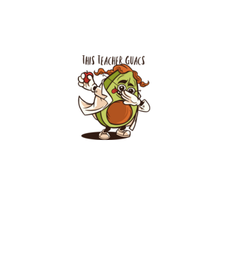 Profesor Avocado DAB model gri pe tricou