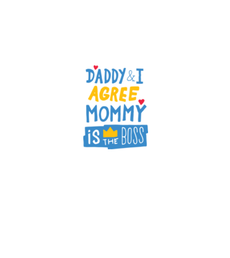 Mama e șefa model gri pe tricou