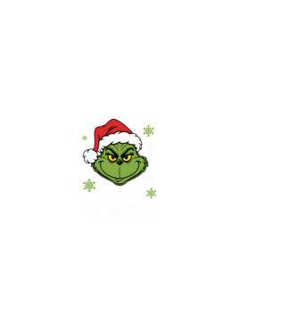 Merry Grinchmas Negru model negru pe tricou