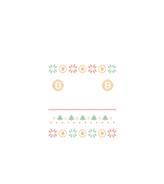 Buy the Dip Bitcoin Ugly Sweater model negru pe tricou