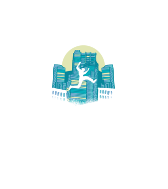 Parkour model negru pe tricou