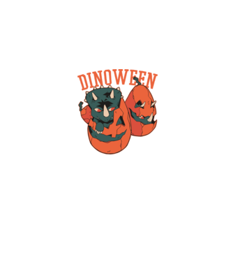 Dinoween model albastru jeanși pe tricou