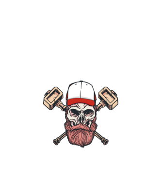 Craniu Viking model nisipiu pe tricou