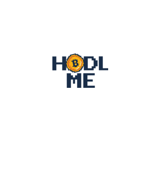 Hodl Me Bitcoin model alb pe tricou