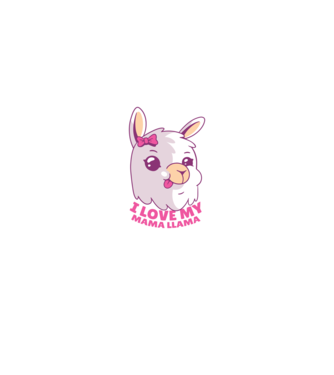 I Love My Papa Llama tricou drăguț cu lamă pentru bunica model albastru închis pe tricou