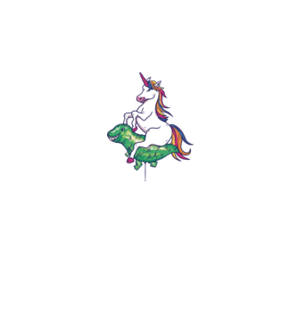 Balon cu Unicorn model roz pe tricou