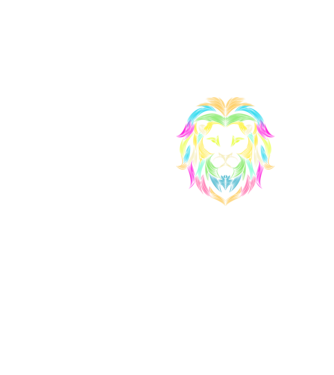 lion line art design model galben neon pe tricou