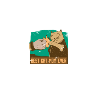 Best Cat Mom Ever - Cea mai bună mamă cu pisici model negru pe tricou