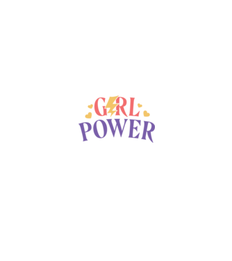 Girl Power Ziua Femeii model alb/roșu pe tricou
