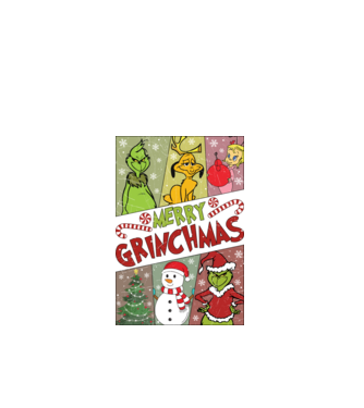 Merry Grinchmas - Grinch model negru pe tricou