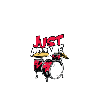Just add me Drums model turcoaz pe tricou