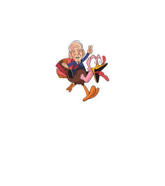 Biden Thanksgiving model negru pe tricou