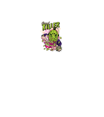 Cereal Killer model negru pe tricou