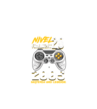 Nivel Finalizat 20 2005 model negru pe tricou