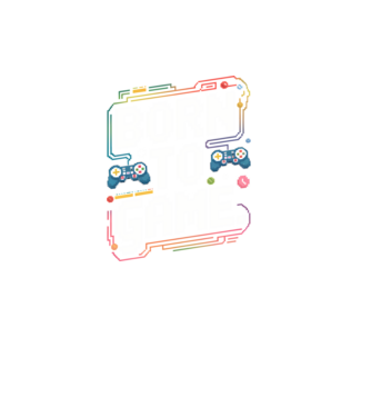 Born to Game Pixel Negru model negru pe tricou