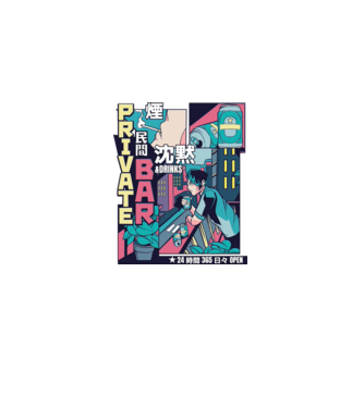 Anime Vaporwave benzi desenate model roz deschis pe tricou