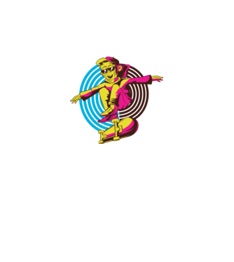 Maimuță Skateboarder model alb pe tricou