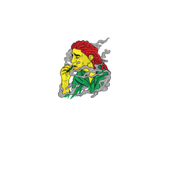 Dreadlock model negru pe tricou