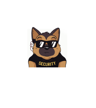 Ciobănesc german Security tricou amuzant cu Câine model gri pe tricou