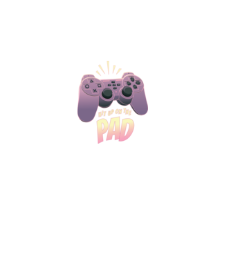 Gamer Controler model negru pe tricou