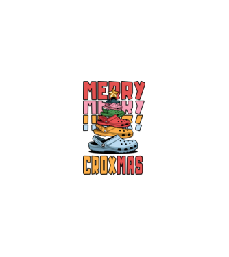Merry Croxmas  model nisipiu pe tricou