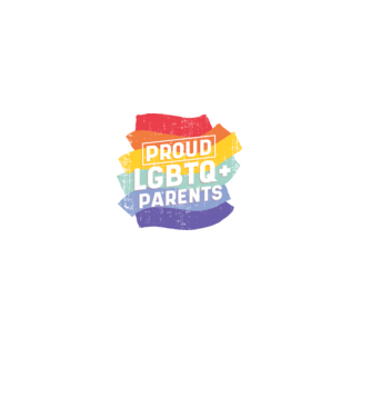 Părinți mândri LGBTQ model negru pe tricou