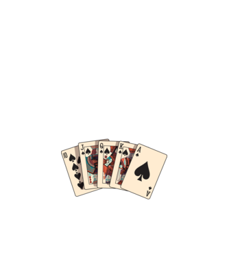 Poker All in model negru pe tricou